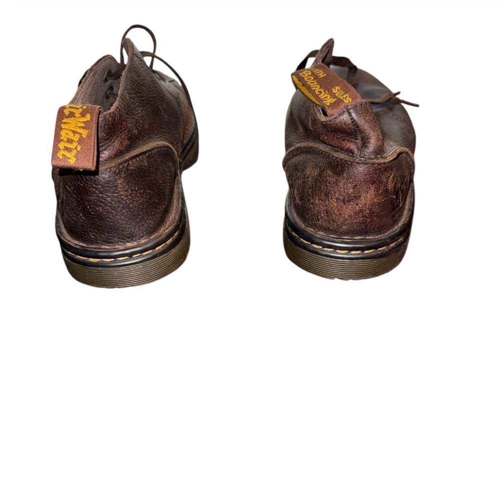 Dr. Martens Sussex Industrial Brown Leather Boots - Picture 4 of 8